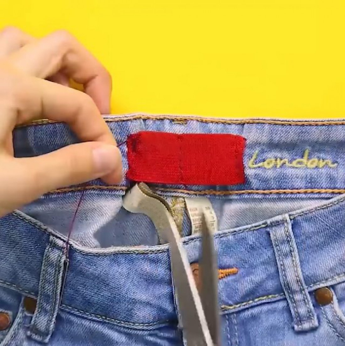 Пояс на резинке для джинсов